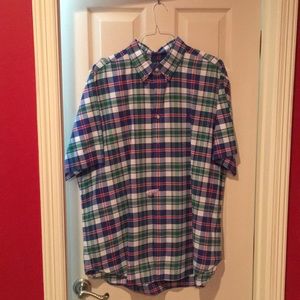 Polo button down, short sleeve, classic fit. XXL